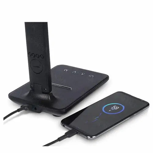 Lamp Plus 3 in 1 Lamp With Phone Charger, Clock And Thermostat One Stop Shop