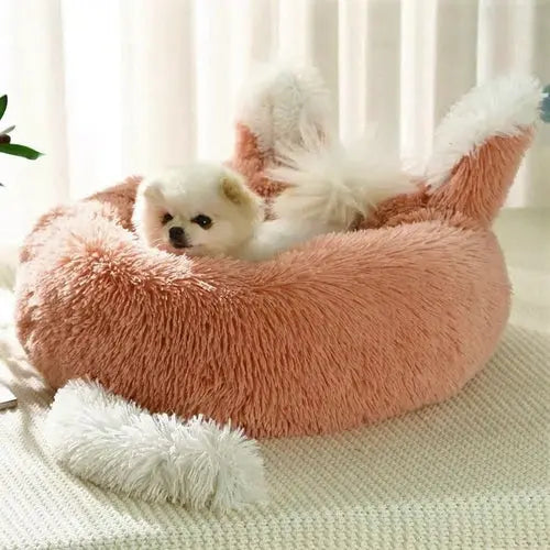 Fast Shipping Plush Pet Bed with Ears and Tail for Cats and Small Dogs One Stop Shop
