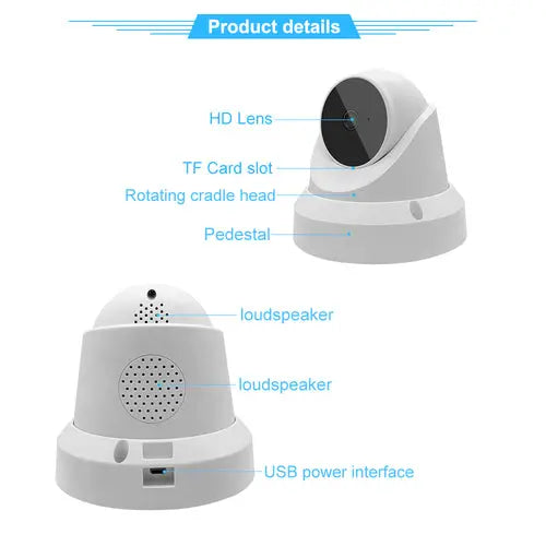 IP WiFi Camera Baby Monitor Home Security Camera One Stop Shop