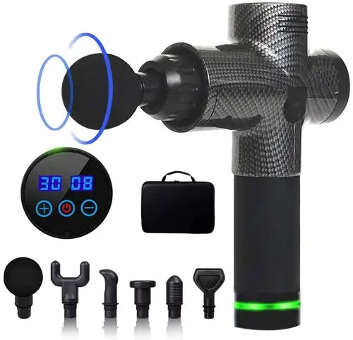 30 Speeds Premium 6 Heads  Handheld Massager One Stop Shop