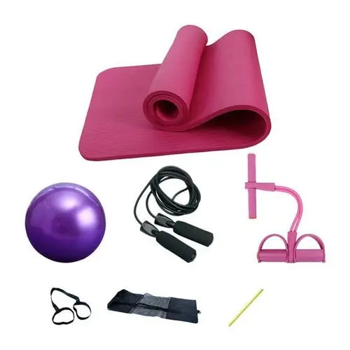 Deluxe Yoga Fitness 5 pcs Exercise Set One Stop Shop