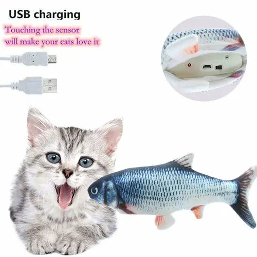 Electric Flipping Fish Toy for Cats One Stop Shop