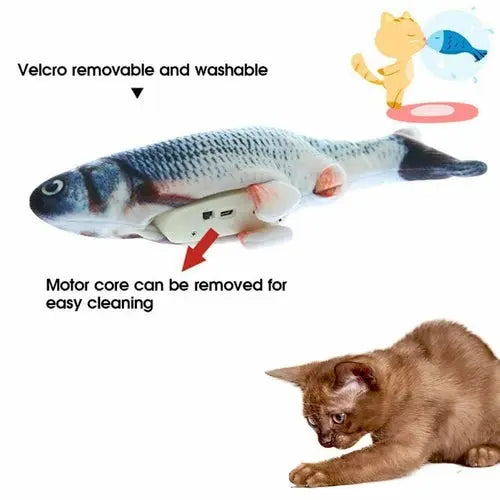 Electric Flipping Fish Toy for Cats One Stop Shop